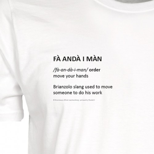 t-shirt "FA ANDA I MAN"