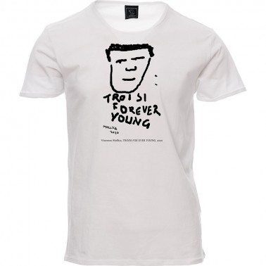 T-SHIRT MOLLICA BIANCA