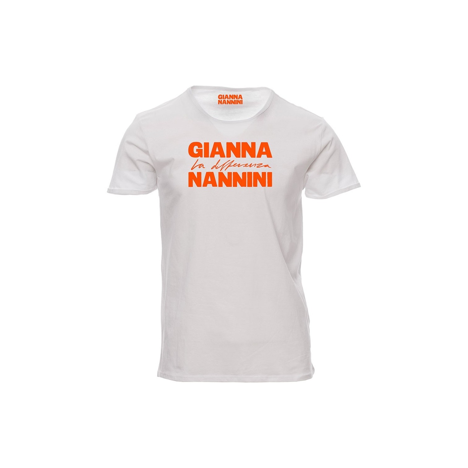 T-Shirt Fluo nera - variante arancione