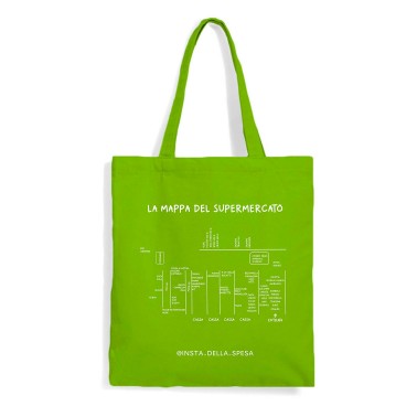 Shopper bag mappa supermercato