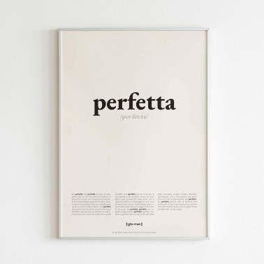 Poster "PERFETTA" - Gio Evan