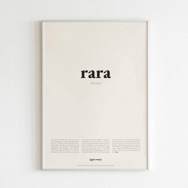 Poster "RARA" - Gio Evan