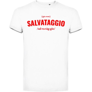 T-shirt SALVATAGGIO Bianca...