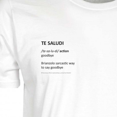 t-shirt "TE SALUDI"
