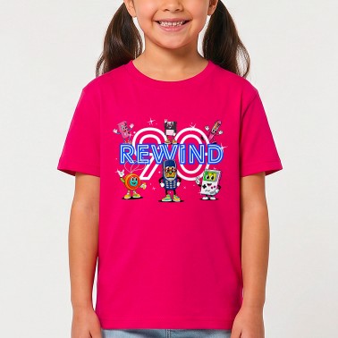 T-shirt Bimbo Fucsia REWIND90