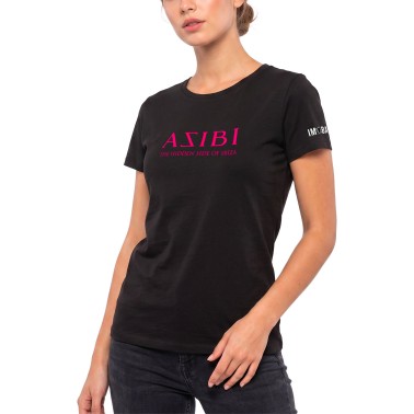 AZIBI Black T-shirt Woman
