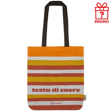 Tote Bag "TESTA DI CUORE" -...